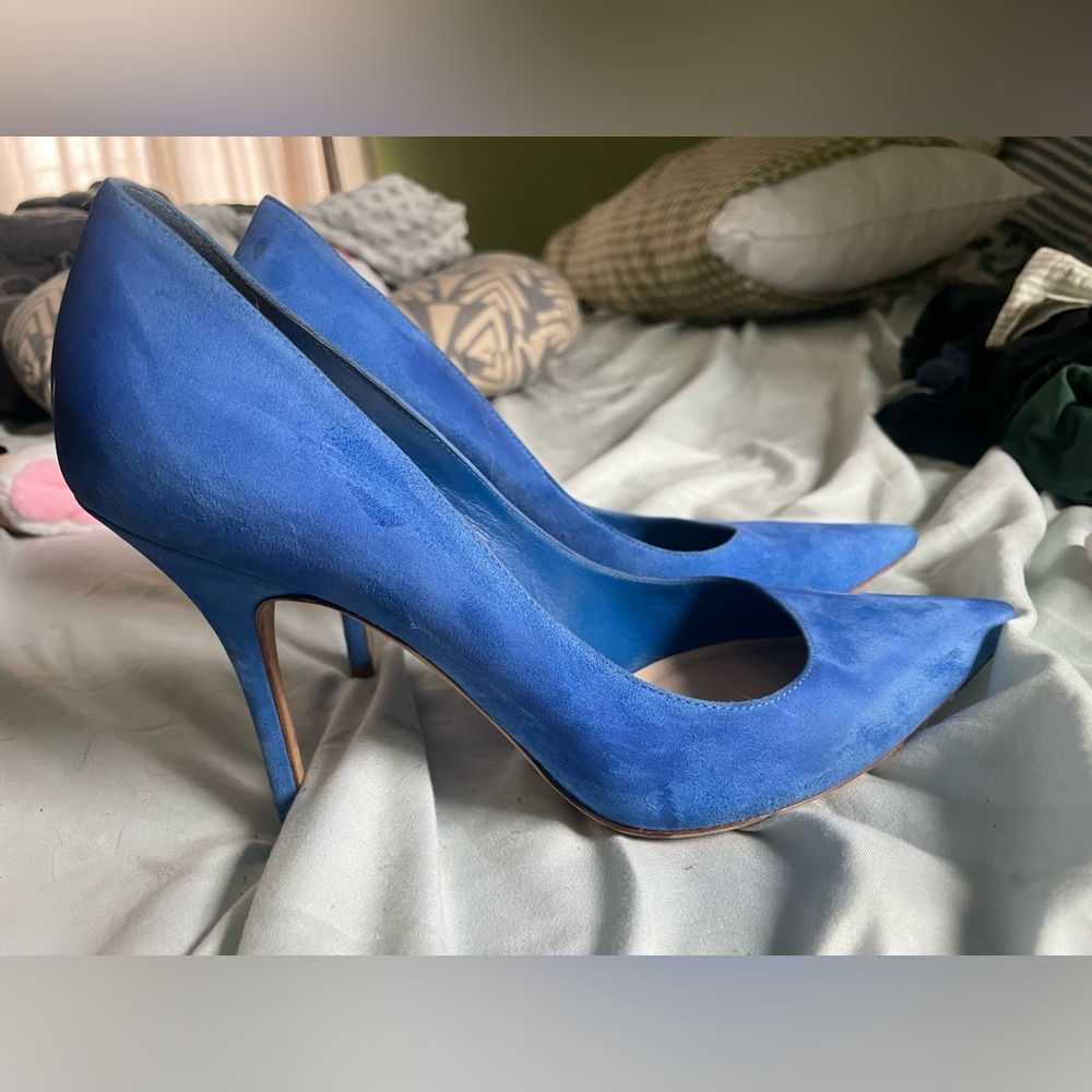 Dior, blue suede pump! Size 40/9 Women’s